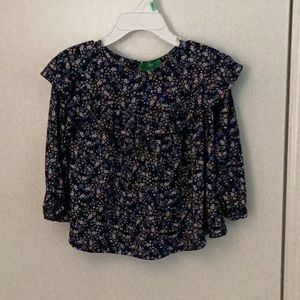 Toddlers dress size two floral pattern from dip